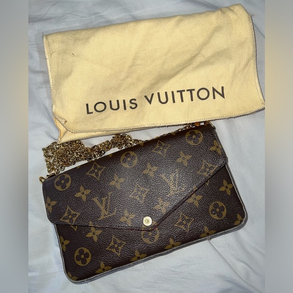 AUTHENTIC Louis Vuitton Felicie Pochette monogram canvas - Picture 4 of 17